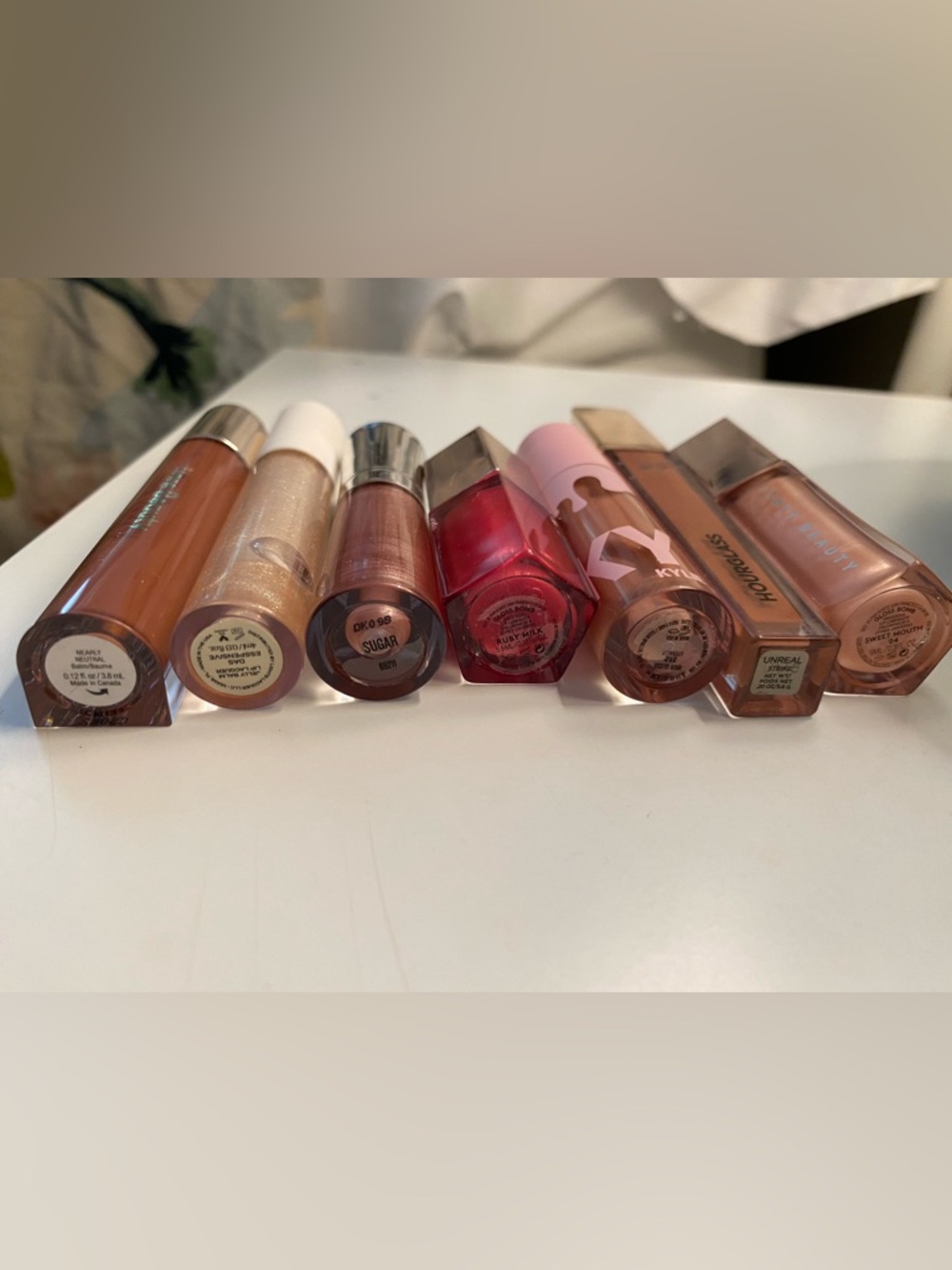 Neutral & Pink Shimmer Lipgloss Bundle